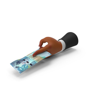 Two Finger Cash Give Kuwait 10 Dinars Money Note Hand Hold PNG & PSD Images
