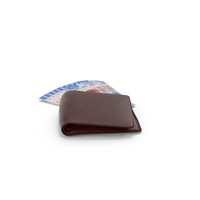 Brown Wallet Mexico 500 Pesos Money Bills PNG & PSD Images