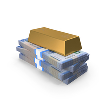 Gold Four Biscuits Mexico 500 Pesos Lot Money PNG & PSD Images