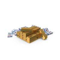 Gold Mexico 500 Pesos Lots Money PNG & PSD Images