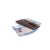 Leather Wallet Ground Bill Mexico 500 Pesos Money PNG & PSD Images