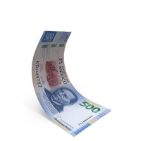 Mexico 500 Pesos Falling Money Note PNG & PSD Images
