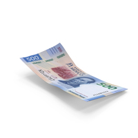 Mexico 500 Pesos Money Falling Single Note Ground PNG & PSD Images