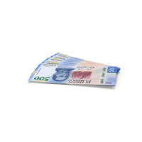 Mexico 500 Pesos Money Notes Currency Spread Ground PNG & PSD Images
