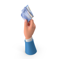 Hand Holding Raise Mexico 500 Pesos Bill PNG & PSD Images