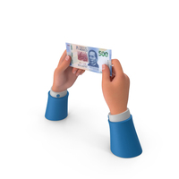 Single Mexico 500 Pesos Money Note Hand Hold PNG & PSD Images