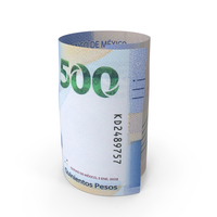 Single Mexico 500 Pesos Money Role Note PNG & PSD Images