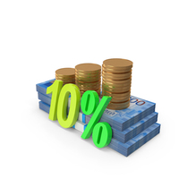 10 Percent Russia 2000 Rubles Money Notes With Gold Coins PNG & PSD Images