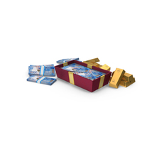 Box Gold Lots Russia 2000 Rubles Money Notes PNG & PSD Images