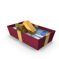 Box Gold Biscuit Lots Russia 2000 Rubles Money Notes PNG & PSD Images