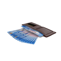 Brown Wallet Bill Russia 2000 Rubles Money Coins PNG & PSD Images