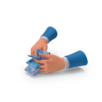 Counting Russia 2000 Rubles Money Notes Hand Hold PNG & PSD Images