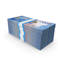 Currency Russia 2000 Rubles Lot Bill Money PNG & PSD Images