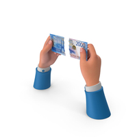 Cut Split Russia 2000 Rubles Money Cash Hand Hold PNG & PSD Images