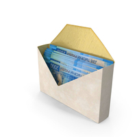 Envelop With Russia 2000 Rubles Money Notes Currency Mail PNG & PSD Images