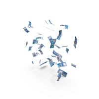 Few Russia 2000 Rubles Notes Falling Money PNG & PSD Images