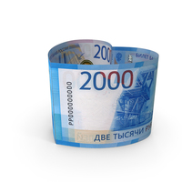 Heart Shap Russia 2000 Rubles Note PNG & PSD Images
