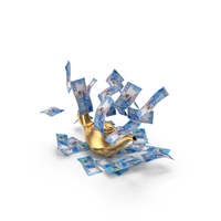 Magic Lamp Russia 2000 Rubles Money Falling PNG & PSD Images