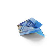 Paper Plane Russia 2000 Rubles Note Money PNG & PSD Images