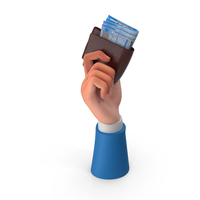 Hand Hold Money Wallet Bill Russia 2000 Rubles PNG & PSD Images