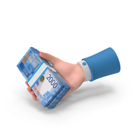 Russia 2000 Rubles Holding R Giving Bill Money PNG & PSD Images