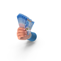 Russia 2000 Rubles Notes Holding Hand Money PNG & PSD Images
