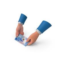 Single Russia 2000 Rubles Money Note Give Hand Hold PNG & PSD Images