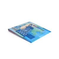 Single Russia 2000 Rubles Proper Fold Ground PNG & PSD Images