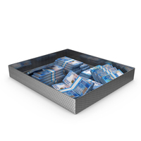 Tray With Russia 2000 Rubles Money Lots PNG & PSD Images