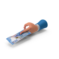 Two Finger Cash Give Russia 2000 Rubles Money Note Hand Hold PNG & PSD Images