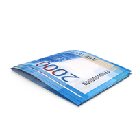 Two Russia 2000 Rubles Note Fold Money PNG & PSD Images