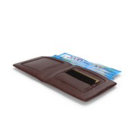 Wallet Open Currency Bill Russia 2000 Rubles Money PNG & PSD Images