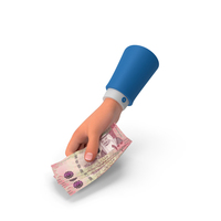 Hand Give Money Bill Saudi 100 Riyals PNG & PSD Images