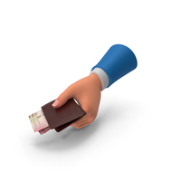 Hand Hold Money Wallet Bill Saudi 100 Riyals Give PNG & PSD Images