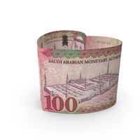 Heart Shape Saudi 100 Riyals Note PNG & PSD Images