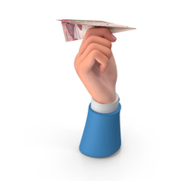 Paper Plane Saudi 100 Riyals Note Hand Hold PNG & PSD Images
