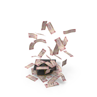 Saudi 100 Riyals Falling Graduation Cap Study PNG & PSD Images