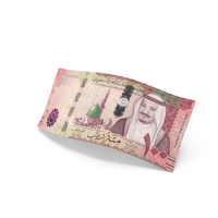 Saudi 100 Riyals Money Slant Falling Note PNG & PSD Images