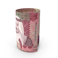 Single Saudi 100 Riyals Money Role Note PNG & PSD Images