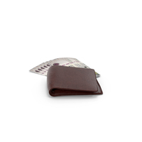 Brown Wallet Saudi 200 Riyals Money Bills Ground PNG & PSD Images