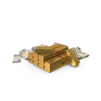 Gold Saudi 200 Riyals Lots Money PNG & PSD Images