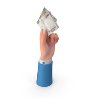 Hand Holding Raise Saudi 200 Riyals Bill PNG & PSD Images