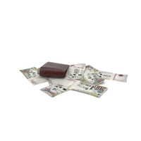 Pile Saudi 200 Riyals Money Currency Wallet Ground PNG & PSD Images
