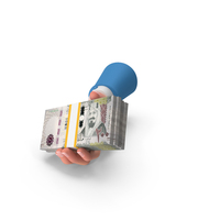 Saudi 200 Riyals Holding Giving Bill Money PNG & PSD Images