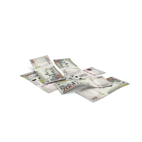 Saudi 200 Riyals Money Six Notes Ground PNG & PSD Images