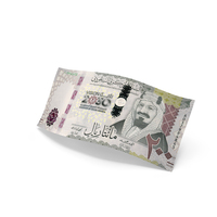 Saudi 200 Riyals Money Slant Falling Note PNG & PSD Images