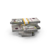 Saudi 200 Riyals Note Currency Block Money PNG & PSD Images