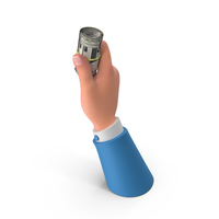 Saudi 200 Riyals Roll Holding Hand PNG & PSD Images