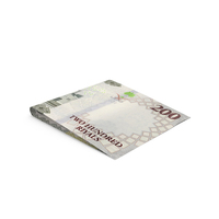 Single Saudi 200 Riyals Proper Fold Ground PNG & PSD Images