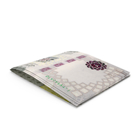 Two Saudi 200 Riyals Note Folded Money PNG & PSD Images